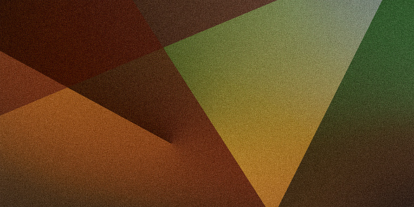 Vibrant blend of shapes, stripes, and lines. Grainy ultra wide pixel multicolored brown orange green yellow golden gradient. Ideal for banners