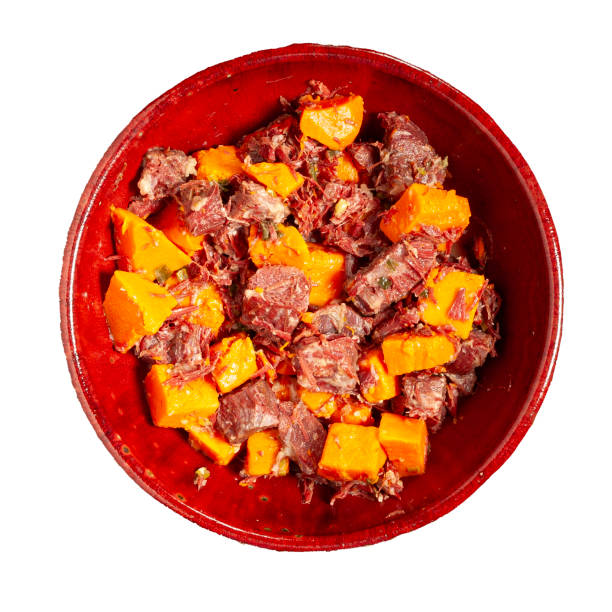istock Dried meat with pumpkin typical food from Brazil 2148178988