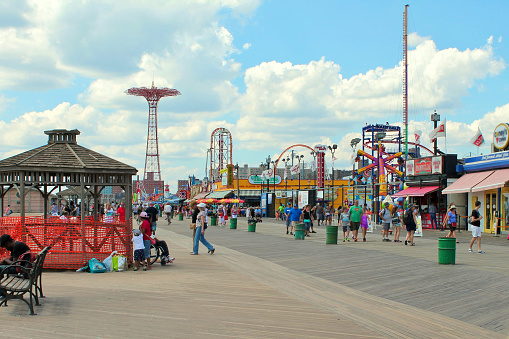 This photo was taken during vacation in Coney Island, New York, USA