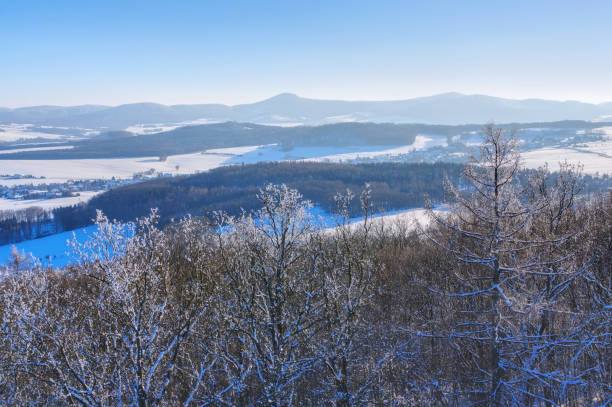 istock Zittau Mountains and Mountain Lausche in winter 2148183196
