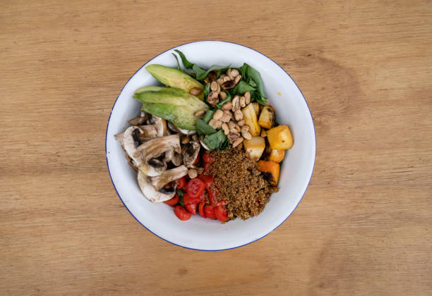 istock Top view of a healthy vegetables salad 2148184624