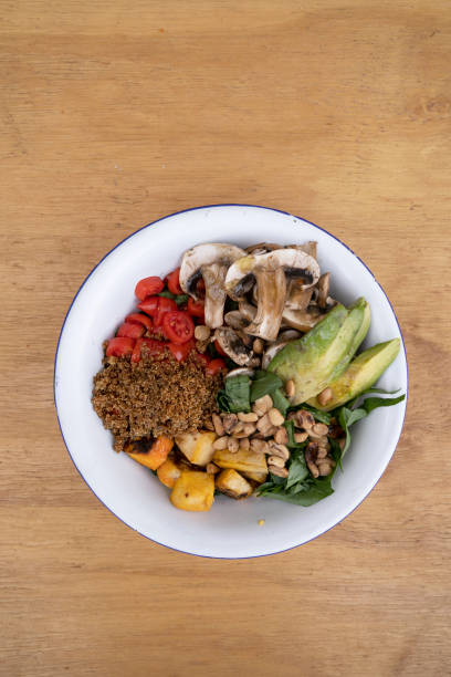 istock Top view of a healthy vegetables salad 2148184820