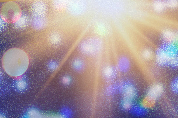 Blue defocused bokeh lights Winter sun lights sparks glowing soft focus Luxury template New Year party Xmas Blurred texture Abstract motion template Christmas mood Glazed frosted glass effect Sunny