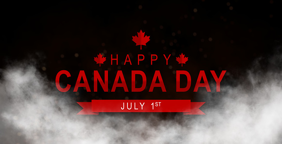 Celebrated on July 1st, Happy Canada Day is a national holiday in Canada celebrating people's independence.
