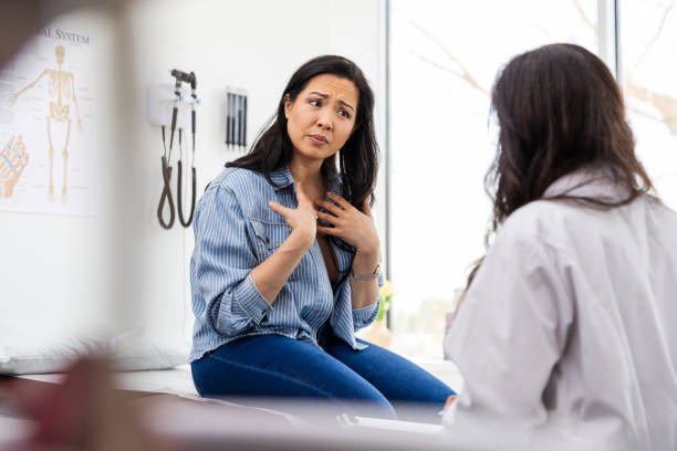istock Distraught woman asks unrecognizable doctor if miscarriage was her fault 2148188832