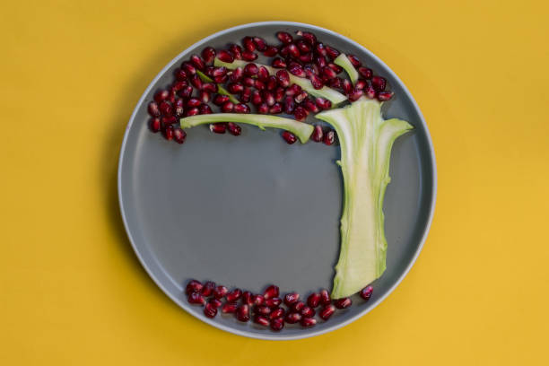 istock healthy fruity creative ideas for breakfast plate for children 2148189311