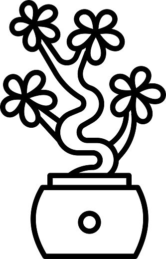 bonsai vector illustration