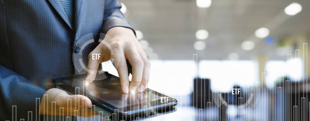 istock Investor investing in ETF funds using a tablet . 2148191515
