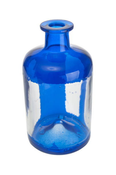 istock Empty, vintage bottle close up on a white background 2148192490