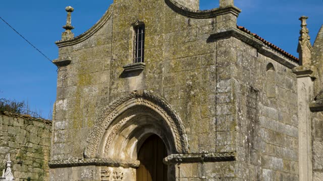 Rustic Church of San Tomé de morgade, Xinzo de Limia, Historic and Serene Ourense, Galicia, Spain