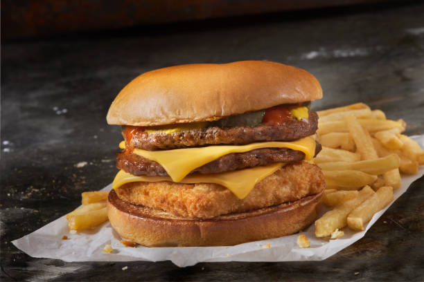 istock The Viral Copy Cat Surf and Turf Burger 2148195633