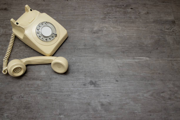 Free Stock Photo of Vintage Telephone on Wooden Table | Download Free ...