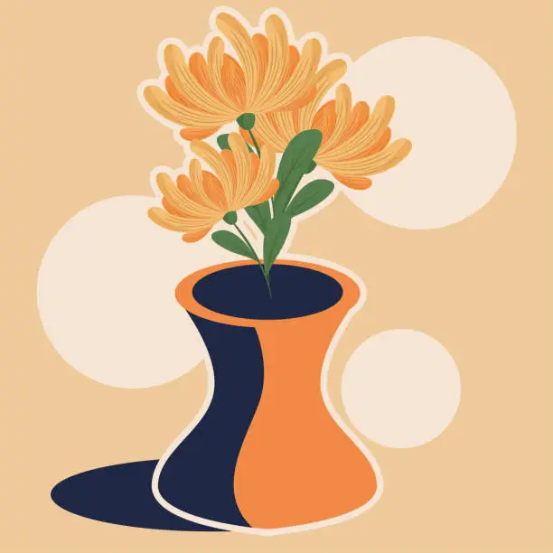 Vector illustration of flowers