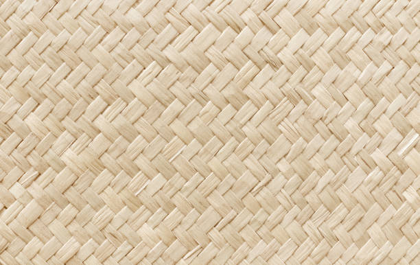 istock Pattern of reed weaving mat with vintage style for background and design art work. 2148214464