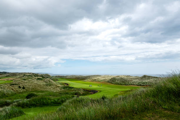 istock An hilly golf course facing the sea in Scotland 2148215549