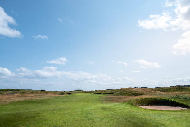 istock An hilly golf course facing the sea in Scotland 2148215550