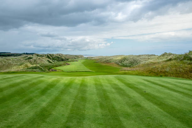 istock An hilly golf course facing the sea in Scotland 2148215551