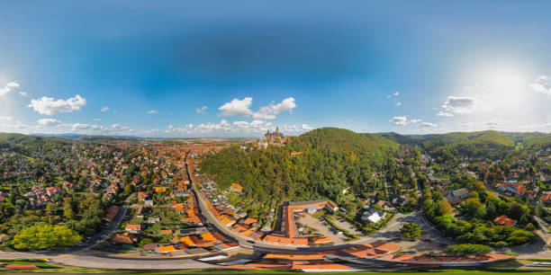 istock Historic Wernigerode Castle surrounded by an autumn landscape 2148217078