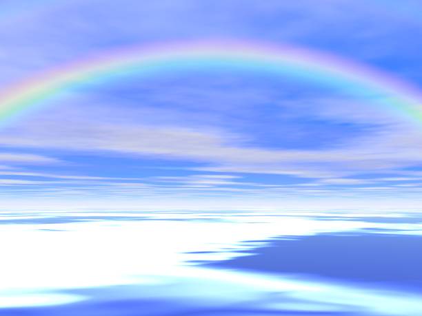 istock Fantastic landscape of Clouds and Rainbow 2148217157