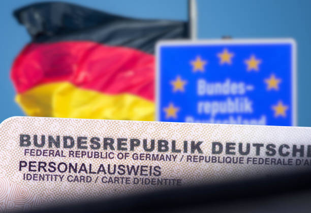istock German identity card and flag of Germany 2148218857