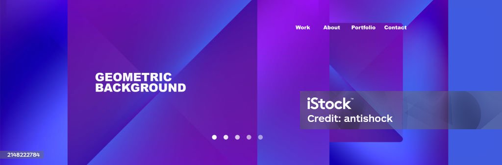 Triangle Minimal Web Site Page Background Design Vector Illustration ...