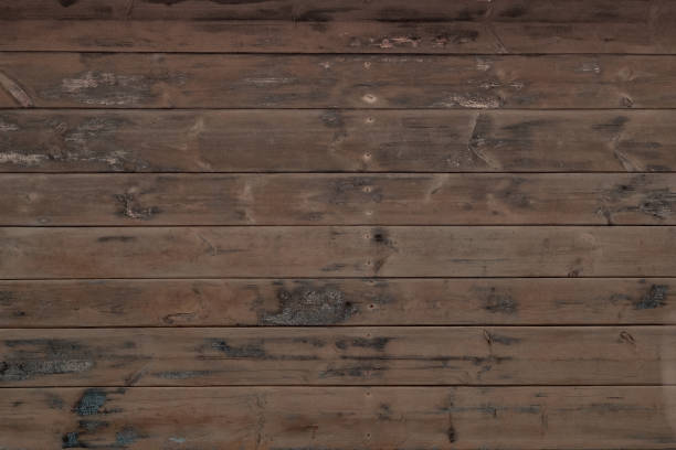istock Natural unpainted wood planks horizontal, wooden wall texture 2148223592