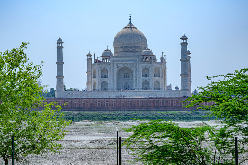 At the grand mausoleum - the Taj Mahal - the hotbed of international tourism