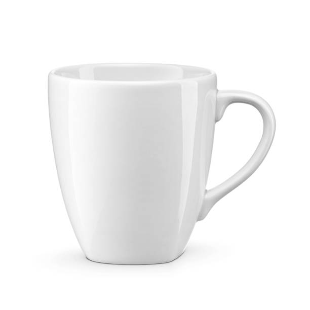 istock White mug with space for logo isolated on white background. 2148229293