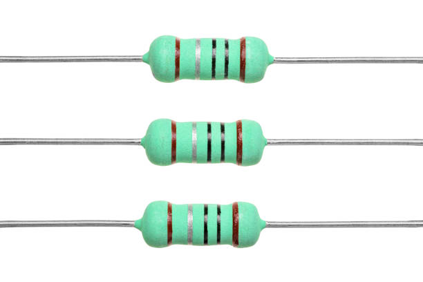 istock Carbon film power resistors isolated on white background. 2148229301