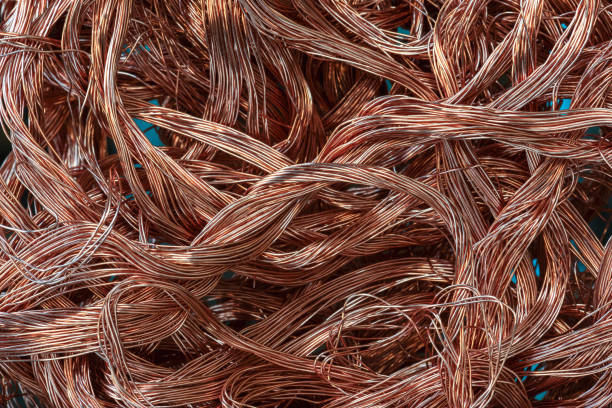 istock Copper wire scrap raw materials and metals industry 2148229706