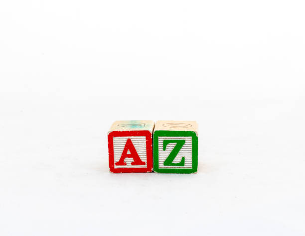 istock Alphabet A and Z isolated on white background 2148231496