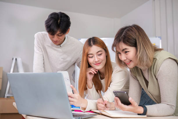 istock Creative designer team meeting on application design and ux/ui usability planning. Modern business team teamwork. 2148232191