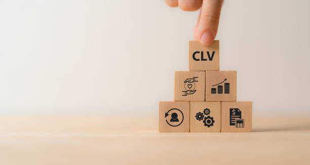 istock CLV Customer Lifetime Value concept. Increasing CLV marketing strategy planning, optimizing CLV to improve bottom line and create more loyal and valuable customers. Efforts to increase profitability. 2148232854