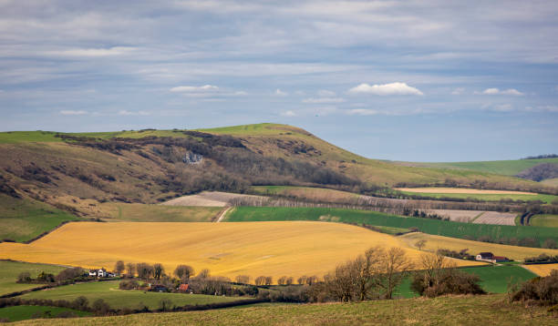 istock Alfriston Wilmington Hill South Downs 2148234433