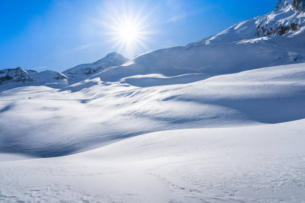 istock Winter snow covered mountain, Saas-Fee, Switzerland 2148235122