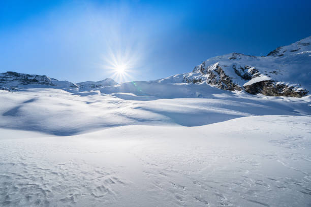 istock Winter snow covered mountain, Saas-Fee, Switzerland 2148235338