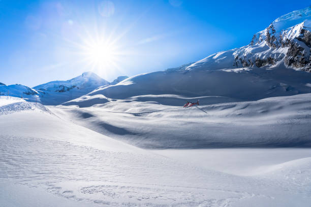 istock Winter snow covered mountain, Saas-Fee, Switzerland 2148235794