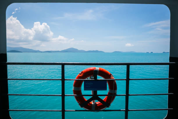 View on the ferry to Koh Samui,Thailand.