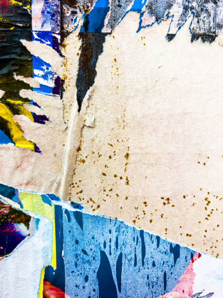 Grunge Revival: Evocative Textural Harmony in Old Poster-Inspired Backgrounds
