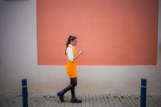 With colorful clothes on colorful backgrounds