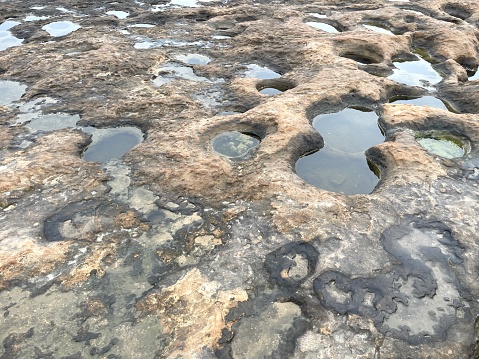 Beautiful rock pattern in nature