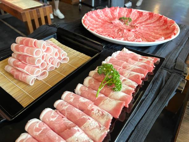 istock Sliced fresh raw meat for cooking ingredients 2148248653