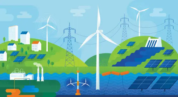 Vector illustration of Green Energy