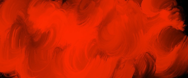 Red oil paint