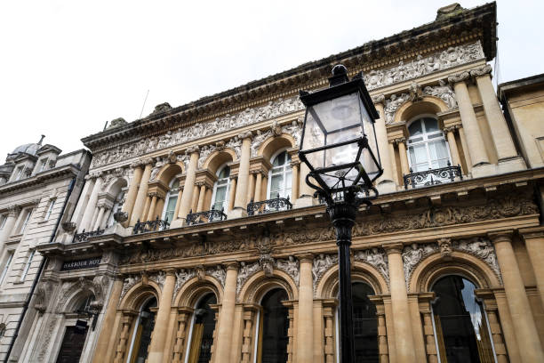Bristol, England- March 28, 2024: Beautiful Harbour Hotel facade in Bristol