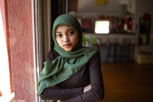 istock A serious young student wearing a hijab 2148260639