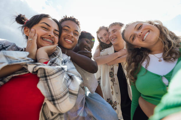 istock Happy Selfie With Friends 2148261258