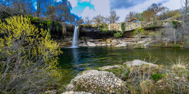istock Jerea River Waterfall, Pedrosa de Tobalina, Spain 2148262611