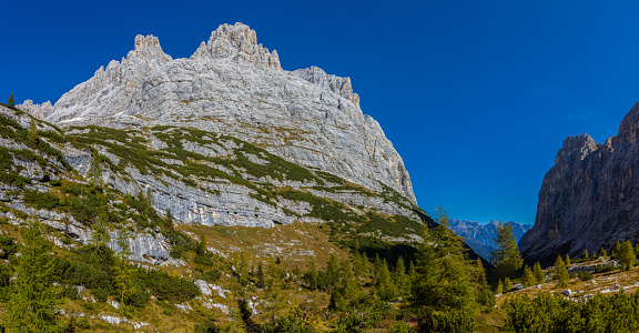 Berchtesgaden national park, footpath to Mount Schärtenspitze