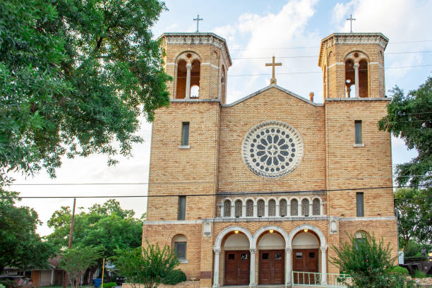 istock St Patrick's Catholic Church building in San Antonio Texas 2148266948
